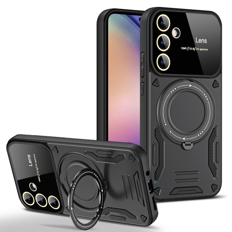 Applicable to Samsung A55 magnetic suction bracket, mobile phone case bracket all-inclusive anti-drop 5G protection anti-drop_voghion.com