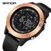 Smart Watch Wekker Oproep Herinnering Lichtgevende Modus Sport Outdoor Horloges Waterdicht Voor Android iOS SANDA Merk Heren_voghion.com