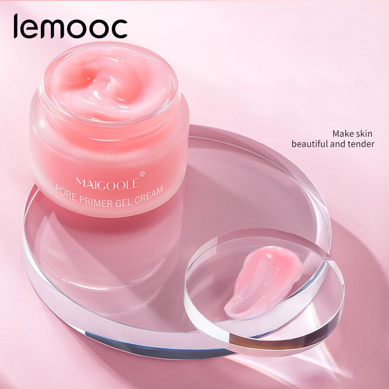 Gelcreme Unsichtbare Poren Langanhaltende feuchtigkeitsspendende Ölkontrolle Gesichtsglättungsgrundierung_voghion.com