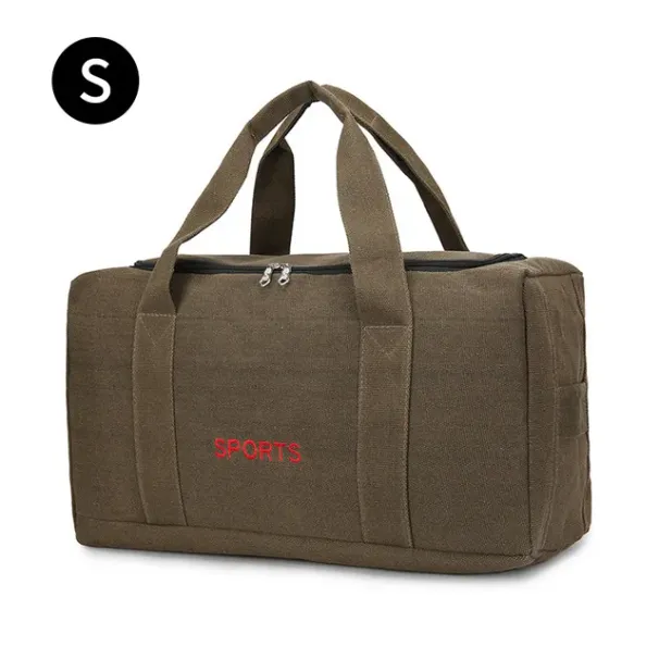 Unisex Vintage Canvas Travel Large Capacity Duffel Hand Lage Gym Pack Multifunction Sac De Voyage Weekend Bag_voghion.com