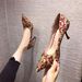 MTX 191-12020 Autumn New Wedding Korean Style Thin Shallow Mouth High Heel Women Pointed Rubber Single Shoes_voghion.com