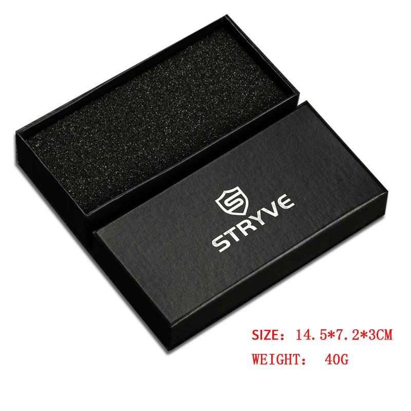 STRYVE zwarte lange papieren doos horloge doos horloge doos_voghion.com