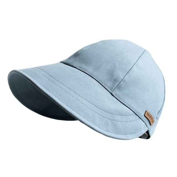 Cappello da sole pieghevole alla moda con tesa larga, coulisse, regolabile, per uomo e donna, cappelli da spiaggia, visiere estive ad asciugatura rapida, berretto da pescatore_voghion.com