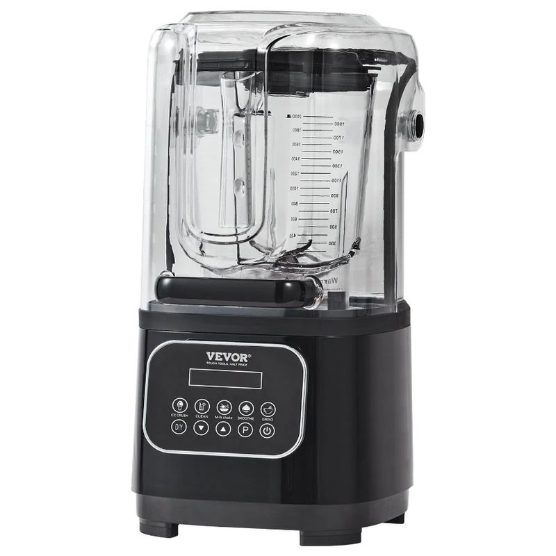 5 Stainless 68 Steel Commercial Blenders Shield Blender And Speed Countertop Combo Bl Oz Professional With Blender 9 Functions_voghion.com