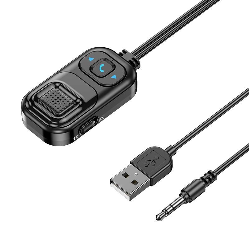 1 Stücke Bluetooth Auto Wireless Audio Adapter Stereo Sender Empfänger Hilfs Adapter Hände Frei Car Kit Mikrofon HMM_voghion.com