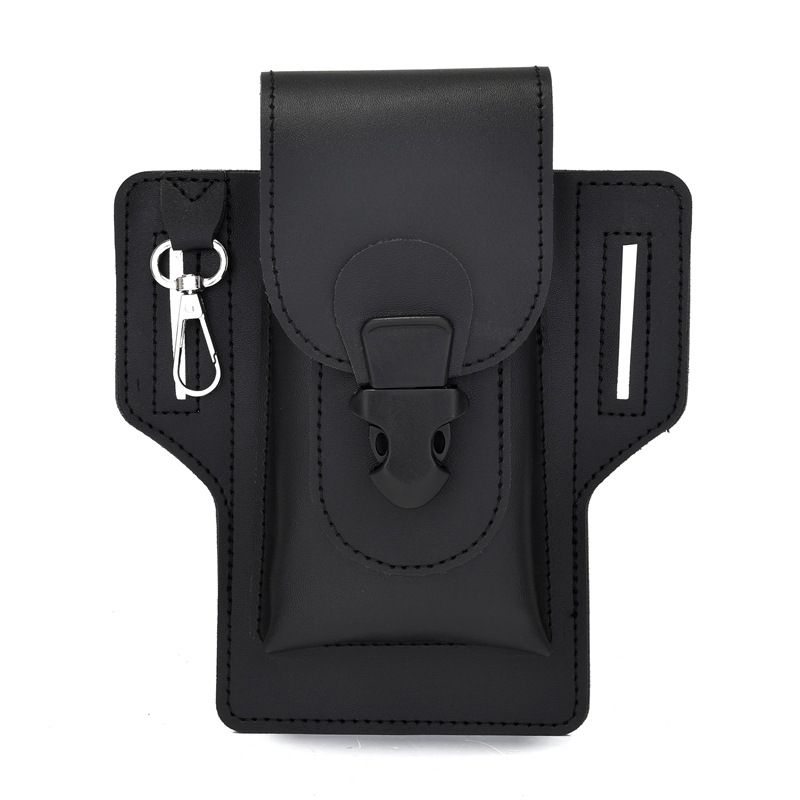 Men's Waist Work, Multi-Functional Belt-Worn Phone Case, Vertical Style, Mini Small Bag For Middle-Aged And Elderly_voghion.com
