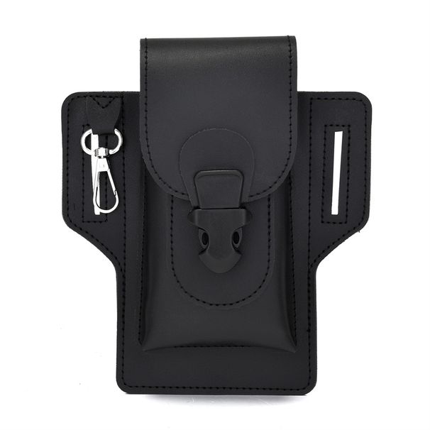 Men's Waist Work, Multi-Functional Belt-Worn Phone Case, Vertical Style, Mini Small Bag For Middle-Aged And Elderly_voghion.com
