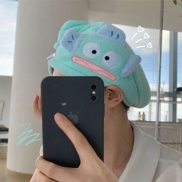 Cute Pig Drying New High-Value Cartoon Absorbent Quick-Dry Thickened Hair Towel Head Wrap Women Bath Cap_voghion.com