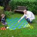 Multipurpose PVC Game Mat - Giant Playmat For Kids With Chess Snakes & Ladders And Checkers - Portable Outdoor/Indoor Family Board Game_voghion.com