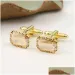 Cuff Ks Mens Fashion Cuffks Rectangar Crystal French Shirt Button Accessories High End Wedding Gift Drop Delivery_voghion.com