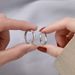 Mobius Strip Couple Rings INS 999 Sterling Silver Light Luxury Niche Design Adjustable Open Ring For Girlfriend On Qixi_voghion.com