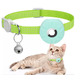 Adecuado para la cubierta de silicona del localizador de mascotas, cubierta protectora Airtag del collar antipérdida del gato_voghion.com