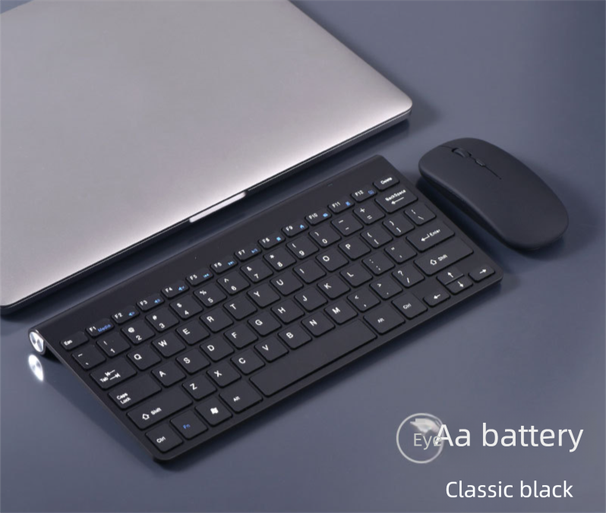 Wireless 2.4G And Set Mini Chocolate Scissor Feet Silent Keyboard Mouse_voghion.com