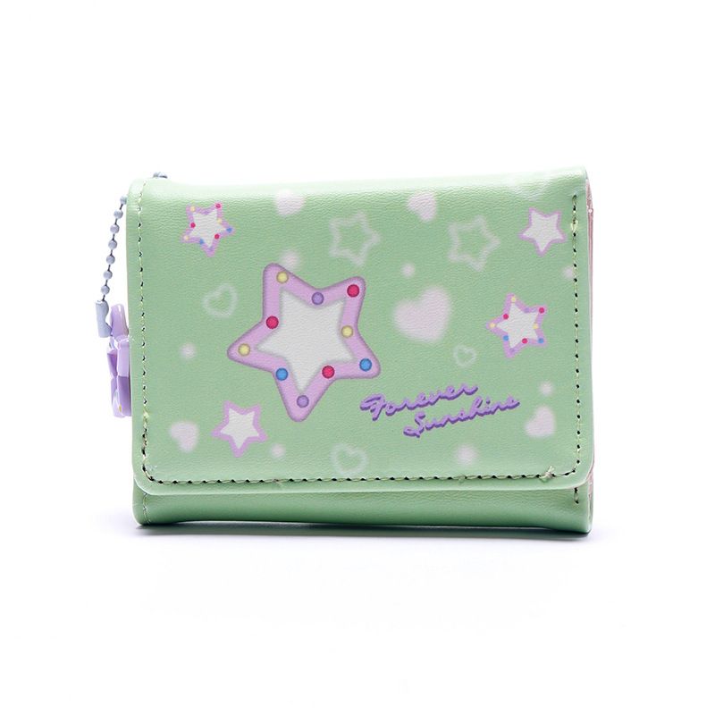 Nouveau portefeuille court coloré à la mode pour femme avec fermoir_voghion.com