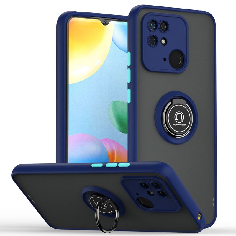 KEYSION Fashion matt ümbris telefonile Redmi 10C 10 india 9C läbipaistev rõngasalus Põrutuskindel telefoni kate Xiaomi Redmi 10 P jaoks_voghion.com