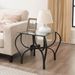 3-Piece Tempered Glass Coffee Table Set,with 1 Coffee Table & 2 End Side Table For Living Roomwhite Icon
_voghion.com