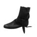 Unique Design Bow Women's Flat Short Slim Lace-up Martin Boots 2025 Fall And Winter New Fashion Leisure Versatile Wearing Comfortable_voghion.com