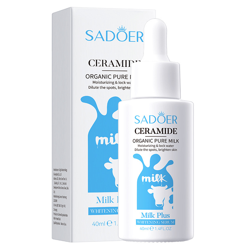Siero schiarente e ringiovanente al latte di ceramide SADOER in inglese completo_voghion.com