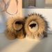 Toy Real Leather Rex Rabbit Lion Doll Backpack Decoration Fur Plush Exquisite Bag Pendant_voghion.com