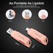 Richwell DXZ128 USB Flash Disk 128G 3 in 1 Micro USB + 8 Pin + USB 3.0 Compatible IPhone & IOS(Rose Gold)_voghion.com