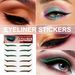 West&Month zelfklevende eyeliner zes paar dubbele oogleden stage party club oogmake-up patch_voghion.com