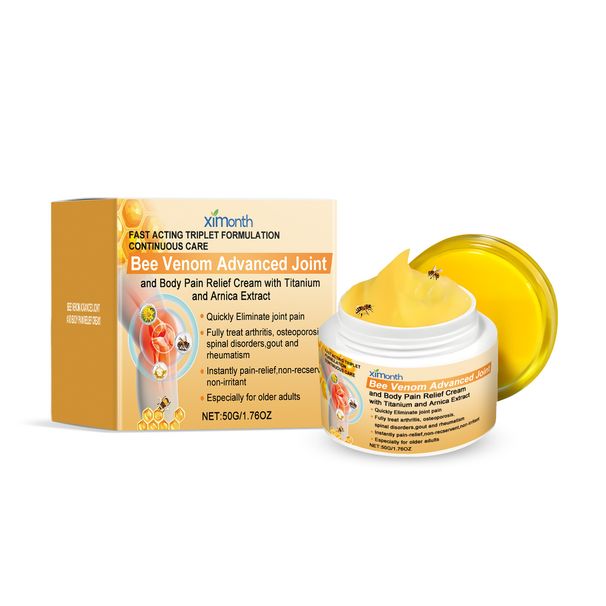Bee Venom Joint Care Cream is zacht en voedend en biedt dagelijkse zachte massage- en lichaamsverzorgingscrème_voghion.com