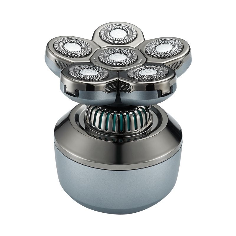 6D Floating Electric Shaver For Men, Ultra-Quiet (Under 36dB), IPX7 Waterproof, LED Smart Display, USB Fast Charging, 90-Min Runtime_voghion.com