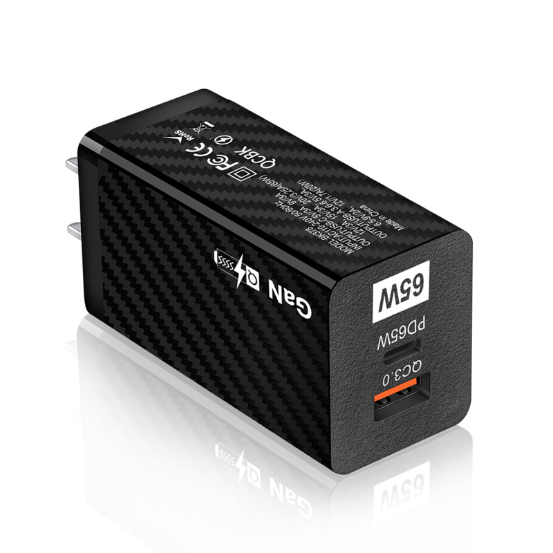 65W Achicea GaN USB C Charge Quick Charge 3.0 4.0 QC 3.0 QC 4.0 PD USB-C Type C Hurtigoplader Adapter til iPho harger harge_voghion.com