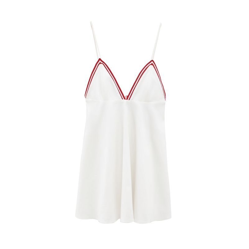 Gonna da tennis elastica con filo a contrasto, antiriflesso, per yoga, casual, da donna_voghion.com