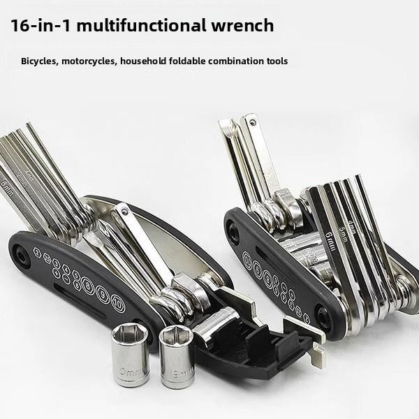 Portable Folding Pocket Tool Multi-purpose Universal Screwdriver Set Multi-functional Hex Key Combination Wrench_voghion.com
