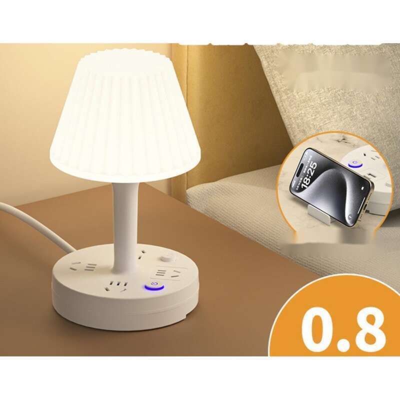 Prise multifonction, bureau de chevet avec protection oculaire pour dortoir, avec prise en rangée, lumière douce et polyvalente pour chambre à coucher_voghion.com