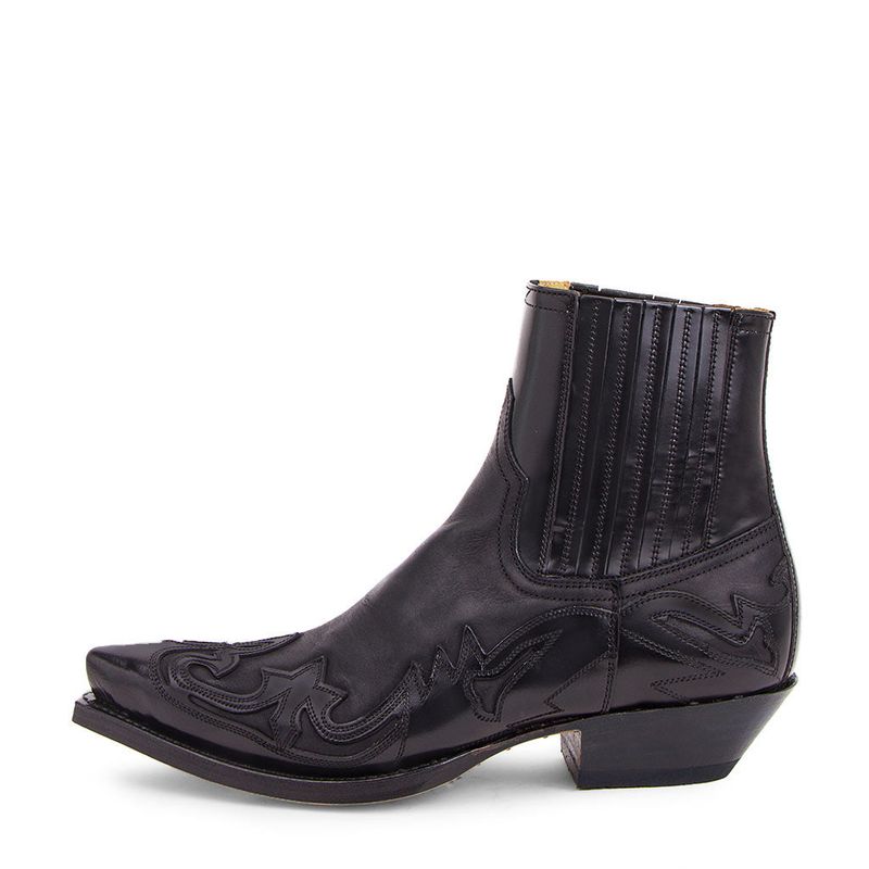 Unisex’s Shoes brushed color pointed high heel western cowboy boots mid calf boots_voghion.com