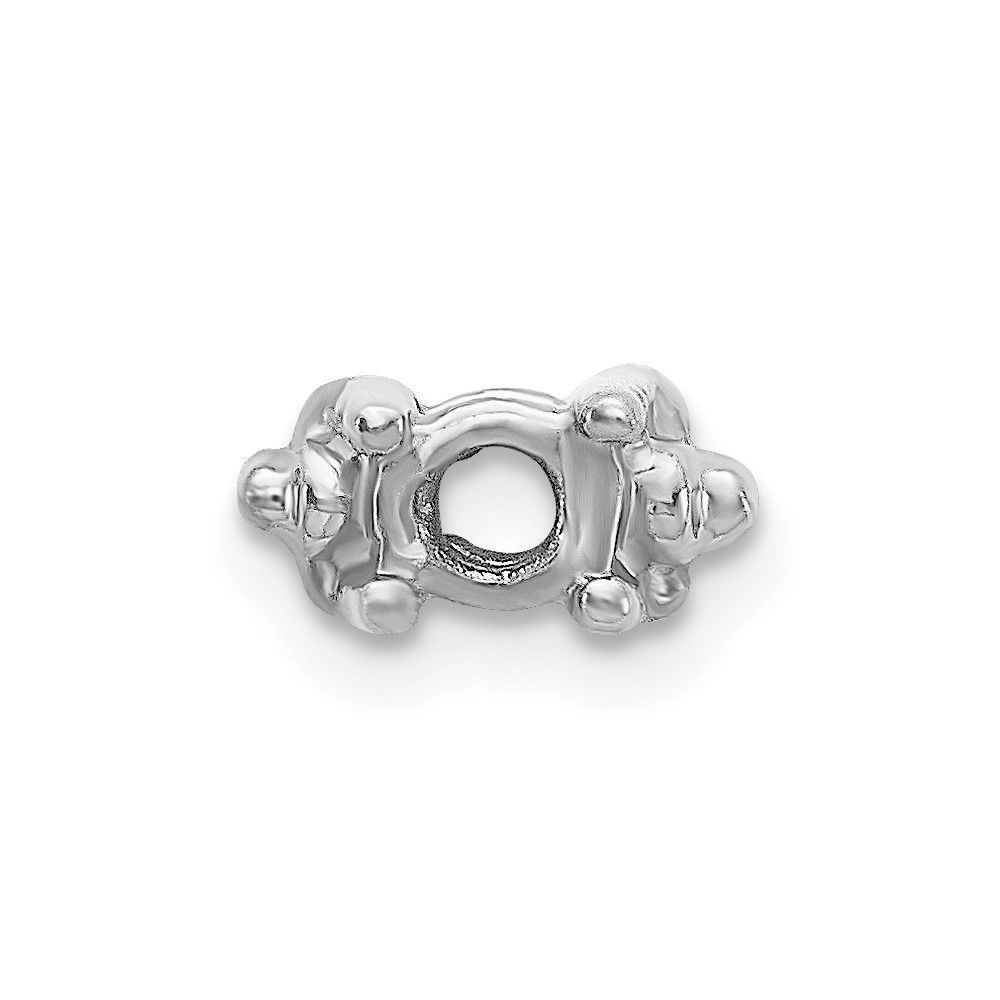 14k White Gold Head, Up To 3.25mm Dia., X855 Add-a-Diamond Bracelet_voghion.com