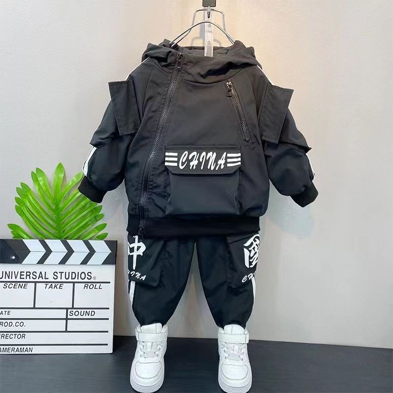 Children's clothing boys' suits children's spring casual wear baby fashionable small and medium children's clothing foreign style_voghion.com