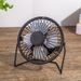 4 Inch USB Mini Desk Fan - Portable Metal Office Fan For Computer, Quiet Personal Cooling Fan_voghion.com