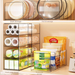 Kitchen Cling Film Organizer Cabinet Layered Fresh-Keeping Bag Set Storage Box Spice Drawer Divider Shelf_voghion.com