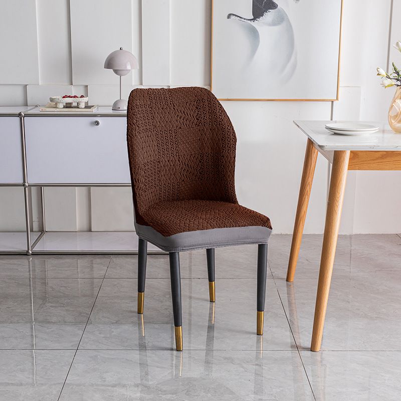 Coprisedie moderne in jacquard – Coprisedie da pranzo in poliestere elasticizzato con elastico antiscivolo, design a righe per casa e bar_voghion.com