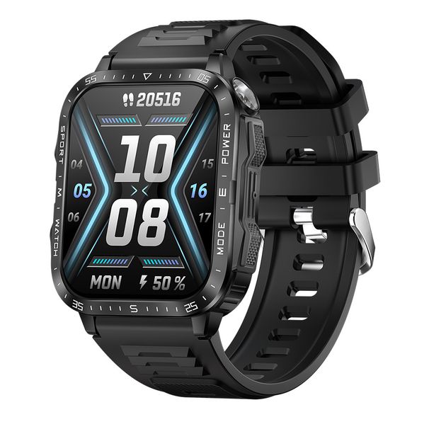 Unisex 3ATM Waterproof Smart Watch With Heart Rate & Blood Pressure Tracking – Bluetooth Calling, 14-Day Battery, TFT Screen, IOS Compatible_voghion.com