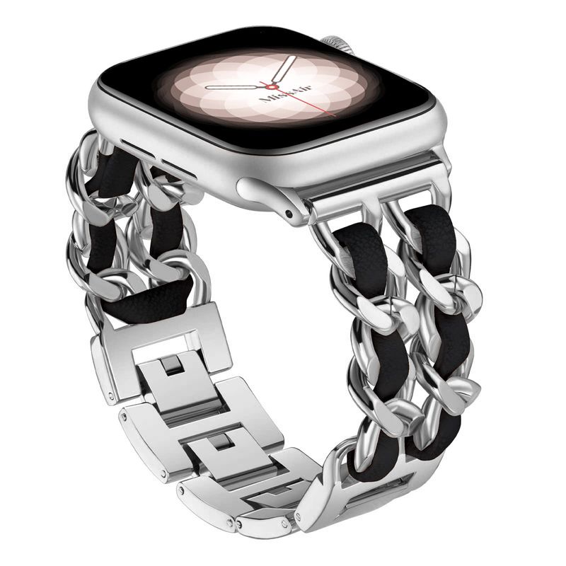 Συμβατό για Apple Watch Band Jewelry Bracelet Metal Strap Bling for iWatch bands Series Ultra 8 7 6 5 4 3 2 1 SE_voghion.com