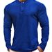 Men's Thermal Long Sleeve T-Shirt For Outdoor Sports & Casual Wear - Soft Polyester Fabric, Breathable & Comfortable Fit_voghion.com