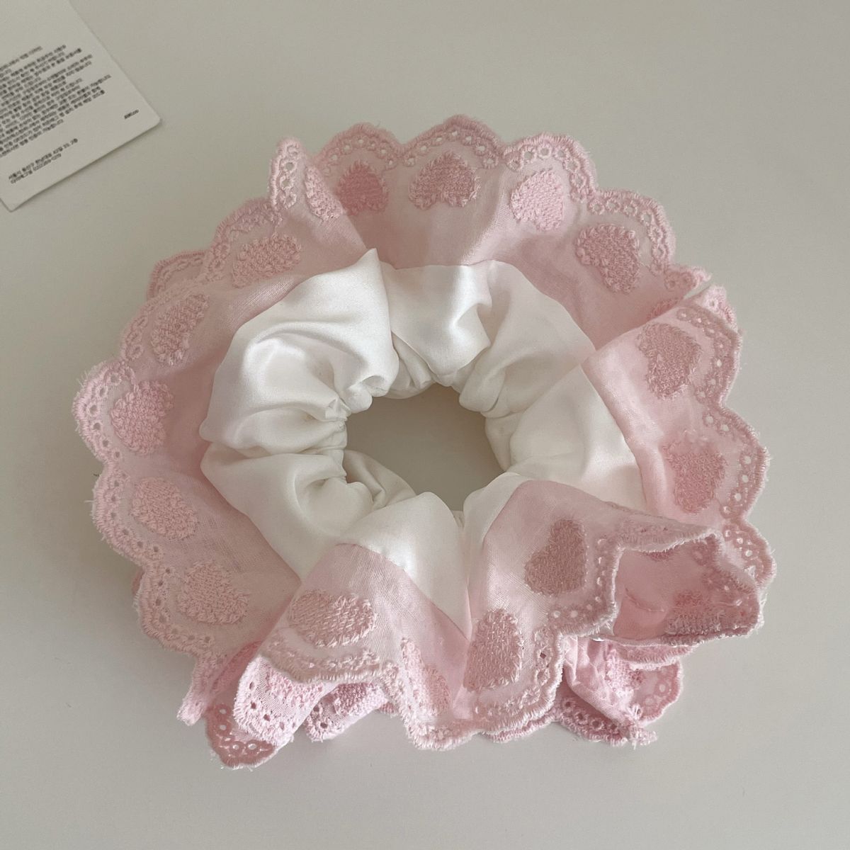 Cerchietti per capelli in pizzo e raso color crema per ragazze, corda per spettacoli di danza classica femminile, accessori per capelli 2025, nuovi stili_voghion.com