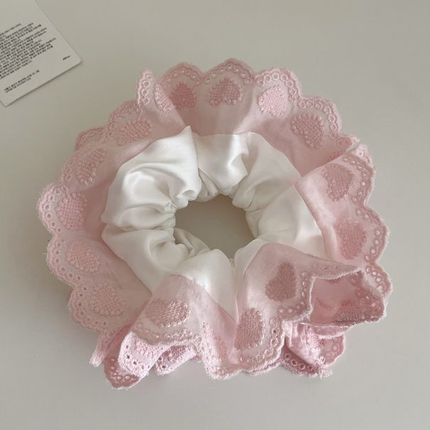 Cerchietti per capelli in pizzo e raso color crema per ragazze, corda per spettacoli di danza classica femminile, accessori per capelli 2025, nuovi stili_voghion.com