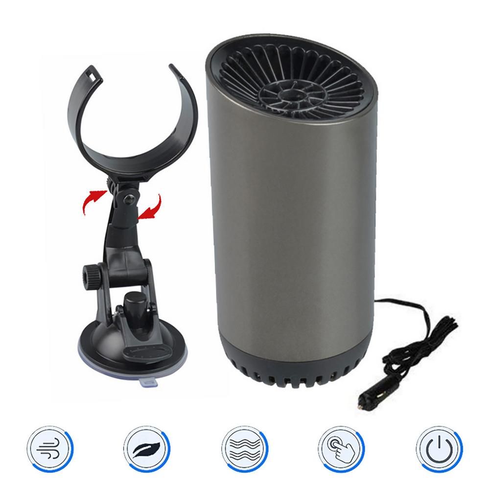 12V Autoverwarming 150W Kopvormige verwarming Snelle verwarmingsventilator Draagbare verstelbare voorruitontdooier voor auto-accessoires_voghion.com