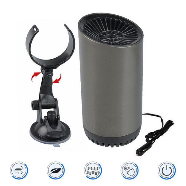 12V Autoverwarming 150W Kopvormige verwarming Snelle verwarmingsventilator Draagbare verstelbare voorruitontdooier voor auto-accessoires_voghion.com