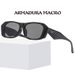 Sunglasses rectangular small frame irregular sunglasses glasses_voghion.com