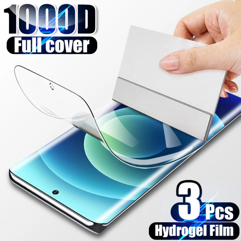3Pcs Hydrogel Film Für Samsung Galaxy S8 S9 S10 S20 S22 S21 S23 Plus Ultra S20FE S21FE Screen Protector note8 Note9 Note10 Note20Ultra Nicht Glas_voghion.com