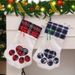 CozyPaws Christmas Stocking Hangers - Festive Dog Bone & Cat Paw Sock Holder For Holiday Decor_voghion.com