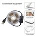 5V USB Smart Infrared Motion Sensor LED Strip Light, S-Shaped 2835 White Light, For Wardrobe Cabinet Lighting, Adjustable Brightness_voghion.com