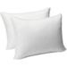Premium Goose Down Layer Pillow With Cotton Cover - 1-5cm Adjustable Height, Hypoallergenic & Breathable For Home & Hospitality_voghion.com