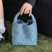 Denim Woven Bag Large Capacity Tote Bag Single Shoulder Underarm Bag Women's Casual Bag_voghion.com